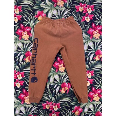 Carhartt Brown Sweatpants Size Medium 10/12 youth