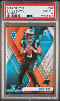 2023 PANINI PHOENIX ORANGE #101 BRYCE YOUNG 48/99 PSA 10