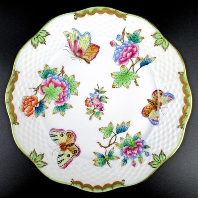Herend Porzellan Kuchenteller Serie Queen Victoria Hungary Handpainted 19cm