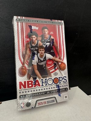 2025-26 Topps NBA Hoops Basketball Hobby Box - Factory Sealed
