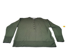 Athleta Sweatshirt Womens Medium Green Tencel Blend Outdoor Athleisure Pullover