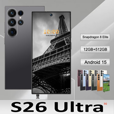 New Global S26 Ultra 5G Smartphone 6.8'' Factory Unlocked Cellphones Dual SIM