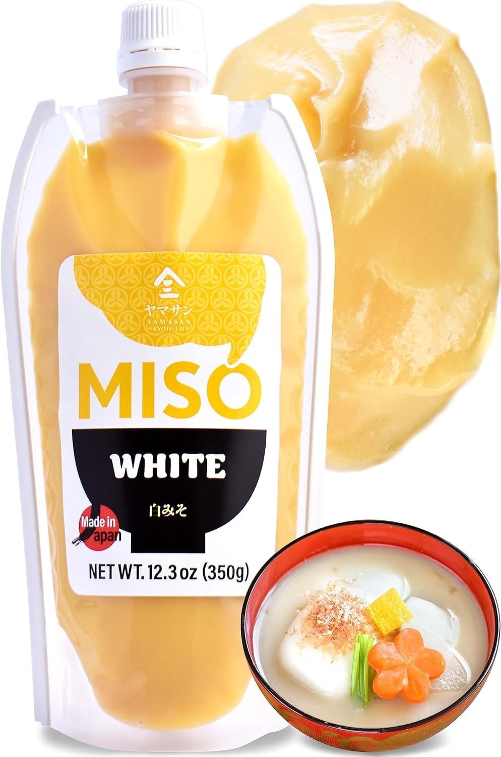 Pasta de Miso Blanco con Arroz Malteado YAMASAN KYOTO UJI, Tradicional Japonesa...