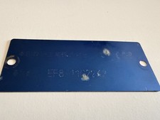 Rare Jdm Honda Civic Ef8 Blue Build Plate Chassis Badge