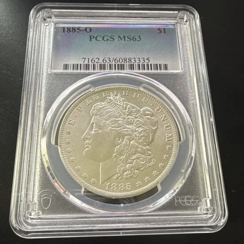 1885 Morgan Dollar Silver $1 Coin New Orleans PCGS MS63 Business Strike