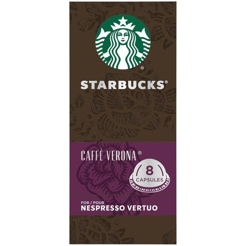 Café tostado oscuro Starbucks Caffe Verona, cápsulas, 8 unidades, 100 g/3,5 oz. Caja - Imagen 4 de 5