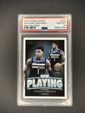 Anthony Edwards 2020 Panini Hoops Now Playing #SS6 PSA 10
