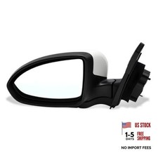 Side White Mirror Compatible with 2011-2015 Cruze 3Pins Driver Side Left