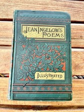 1884 Jean Ingelow?s Poems Illustrated Victorian Book DeWolfe Fiske