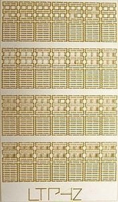 The N Scale Architect 30037 Z-Skala Paletten Set (28)   Holz, Zwei-Lagen