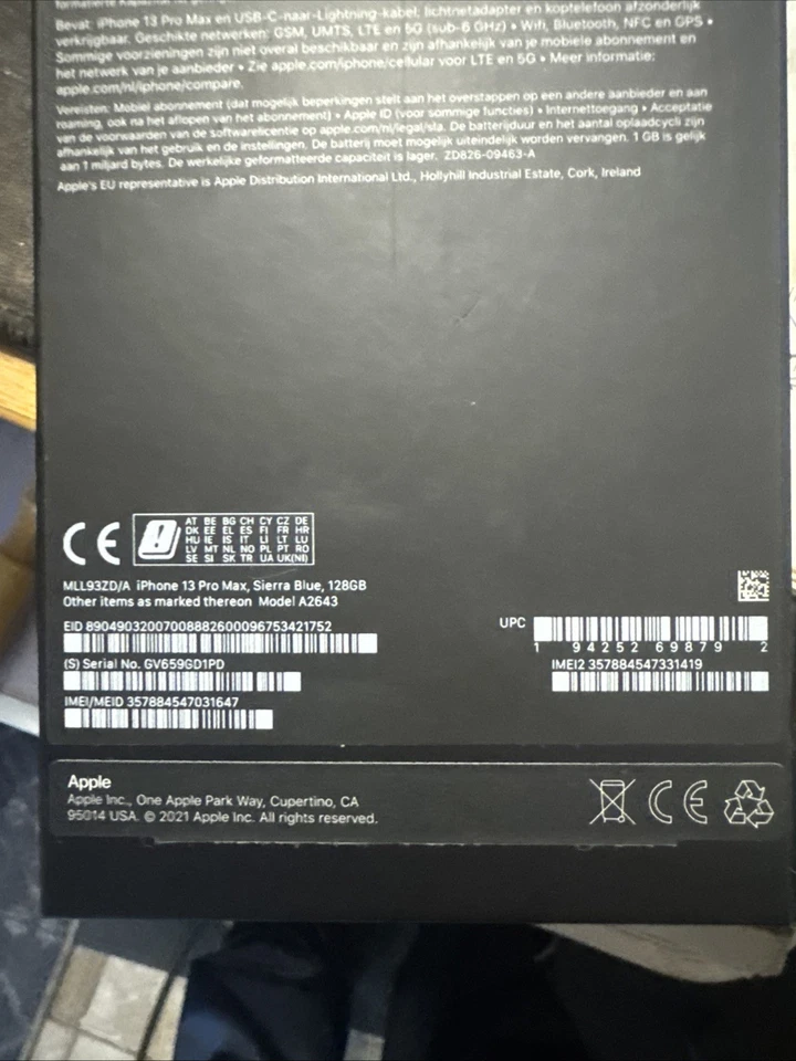 Apple iPhone 13 Pro Max 128 GB Sierra Blue - Bild 3 von 4