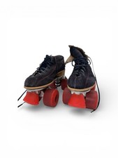 Vintage Roller Skates Size 655/10r9 Blue Suede Sure-Grip Jogger Kryptos