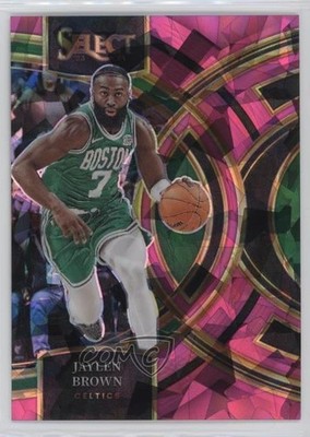 2023-24 Panini Select Premier Level Pink Cracked Ice Prizm 2/99 Jaylen Brown 0c3