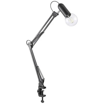 Klemmleuchte Turn Me Schwarz max. 60W E27 Schreibtischlampe Tischleuchte Vintage - Bild 1 von 4