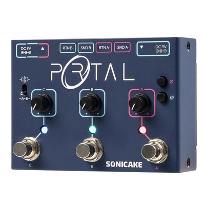 SONICAKE Portal Aktiv Signal Mixer Analog Line Selector als ABY FX Loop Pedale