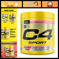 Pre Workout Powder 200mg Caffeine, Watermelon Flavor, 20 Servings, Energy Boost