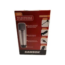 SAMSON SAC01UCW USB CONDENSER MIC MICROPHONE C01U