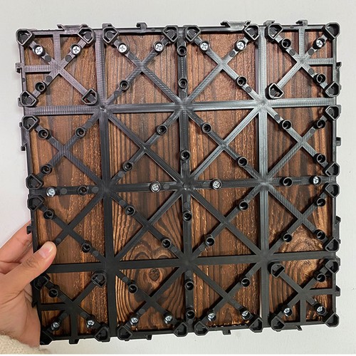 10PCS Wood Floor Blocks Corrosion Resistance Splicing Flooring Tiles For Outdoor - Picture 12 of 20