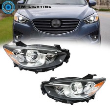 For 2013-2016 Mazda Cx-5 Headlights Assembly Leftright Side Halogen Clear Lens