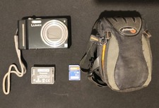 Panasonic Digital Camera Lumix DMC-TZ8 12.1MP Black, Battery, 8GB SD Card & Case