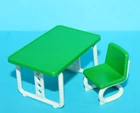 Playmobil Vintage Hospital Table & Chair Green, White