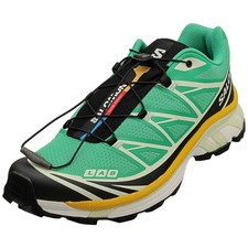 Salomon Xt-6 Unisex Fashion Sneakers in Green Black - 9.5 M US / 10.5 W US