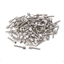 100pcs 4 -40 5 16mm F/M Brass Hex Standoff Spacer Screws PCB Nickel Plated