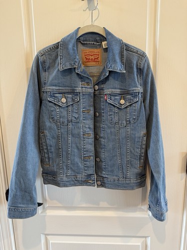 Levi Strauss Light Wash Denim Jacket Sz Sm