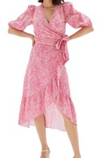 Mink Pink Zaynab Wrap Midi Skirt Set Multi Print Size S Preloved