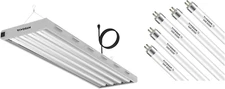 Grow Lights 4 Ft and Bulbs 54W 6500K HO Fluorescent Tubes Light Bulbs, Cool Whit