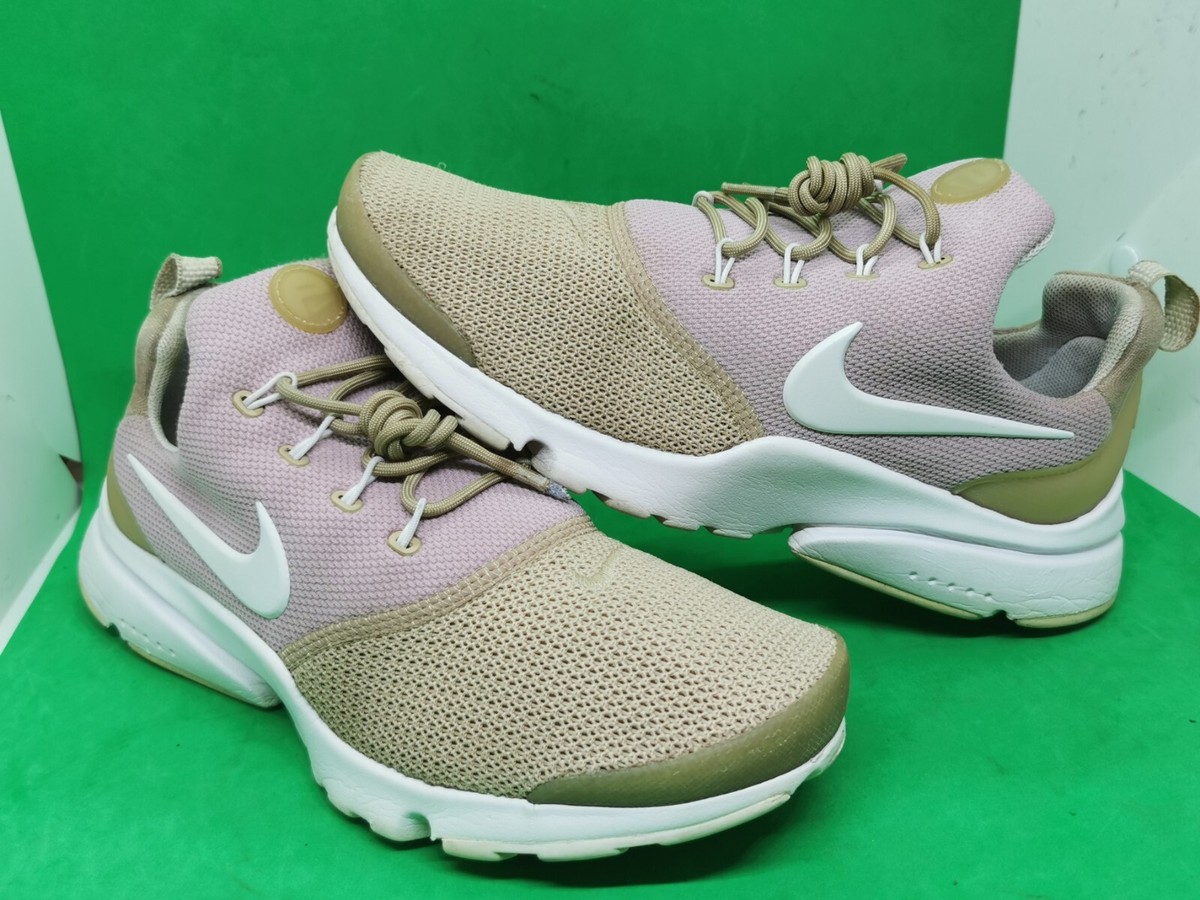 Vtg Nike Womens Presto Fly Running Shoes Brown 910569-202 Low Top Lace Up 