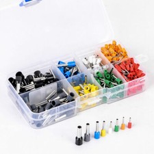 400Pcs Wire Copper Crimp Connector Insulated Cord Pin End Terminal AWG 22 - 10