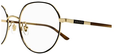 メガネ Gucci Eyeglass Frame GG1349O 003 Unisex Round Gucci GG1349O Eyeglasses | Select Eyewear