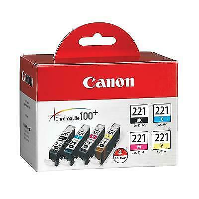 Canon CLI-221 - Black, Cyan, Magenta, Yellow