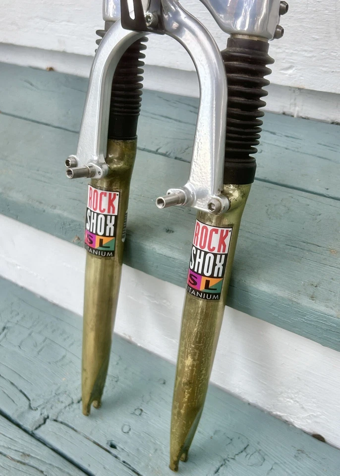 RockShox Titanium SL Mag 21 Suspension Fork Vintage Mountain Bike Yeti Ritchey - Image 3 of 4