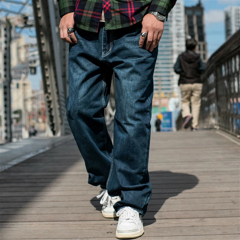 Jeans uomo hotsell larghi sotto