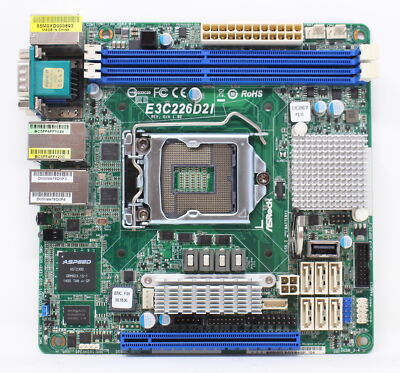 ASRock Rack E3C226D2I Intel C226 Mini-ITX Motherboard Socket 1150