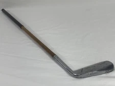 Vintage 1927 Peter Eagen Pro-Flite "SweetSpot" RF Golf Putter Club Wooden Handle