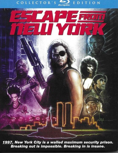 Escape from New York - 2-disc Region A-locked Bluray SE with slipcover (Scream)