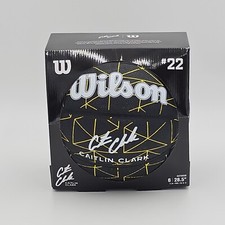 Size 6 🏀 Wilson Caitlin Clark 🏀 WNBA Repetition Black & Yellow Basketball 