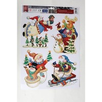 12X Weihnachten Fenstersticker 41X29Cm Advent Dekoration Haushalt Wohnen TOP NEU