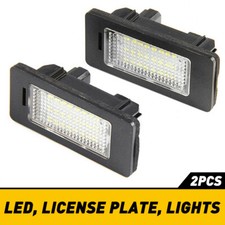 2x White Led License Plate Light For Bmw E90 E92 E39 E60 E61 E5 E70 Aa Car Parts