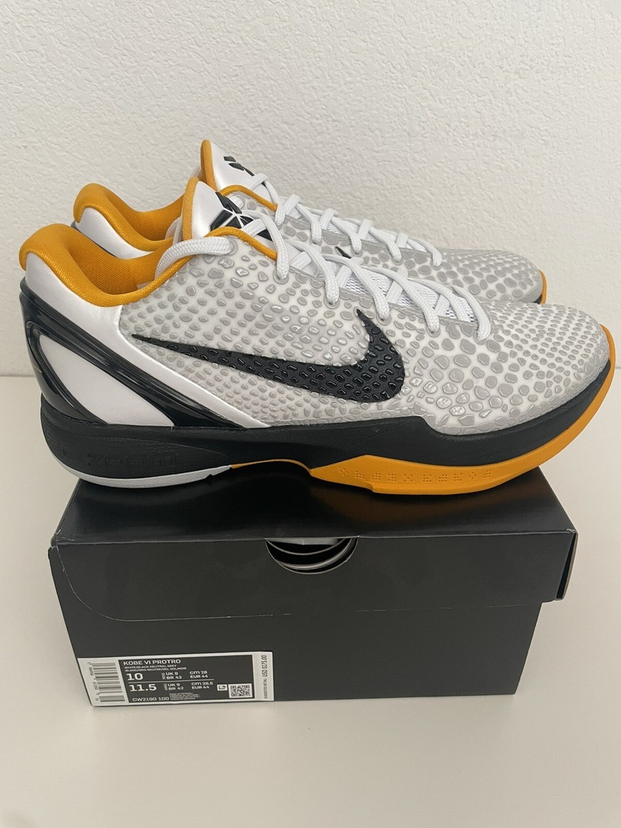 Kobe 6 Protro Playoff Pack White Del Sol Size 10 | eBay