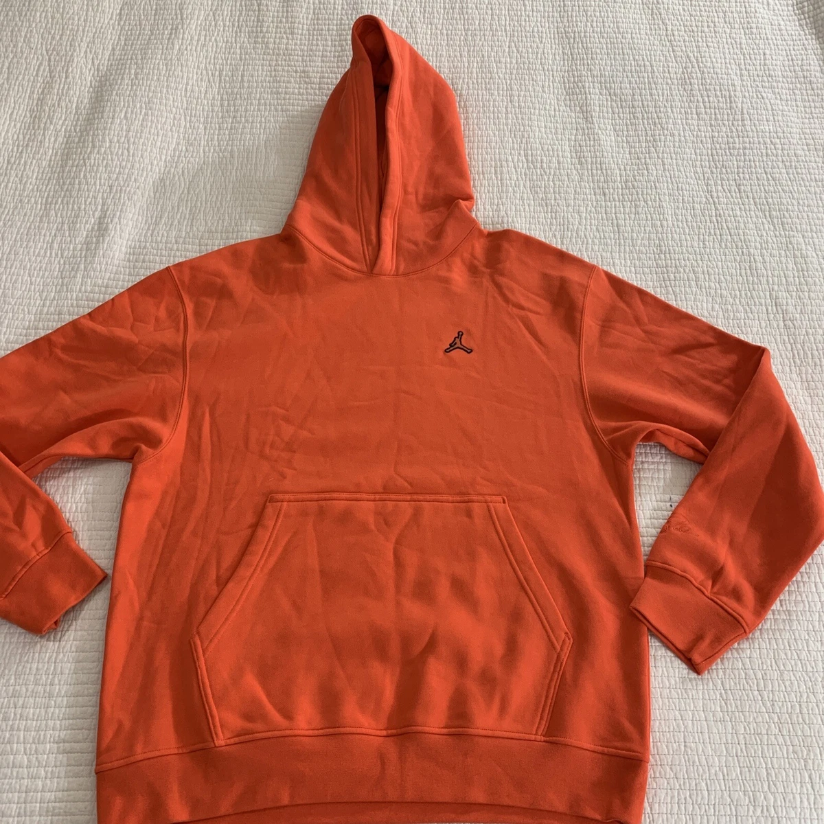 Bright orange hoodie mens sale