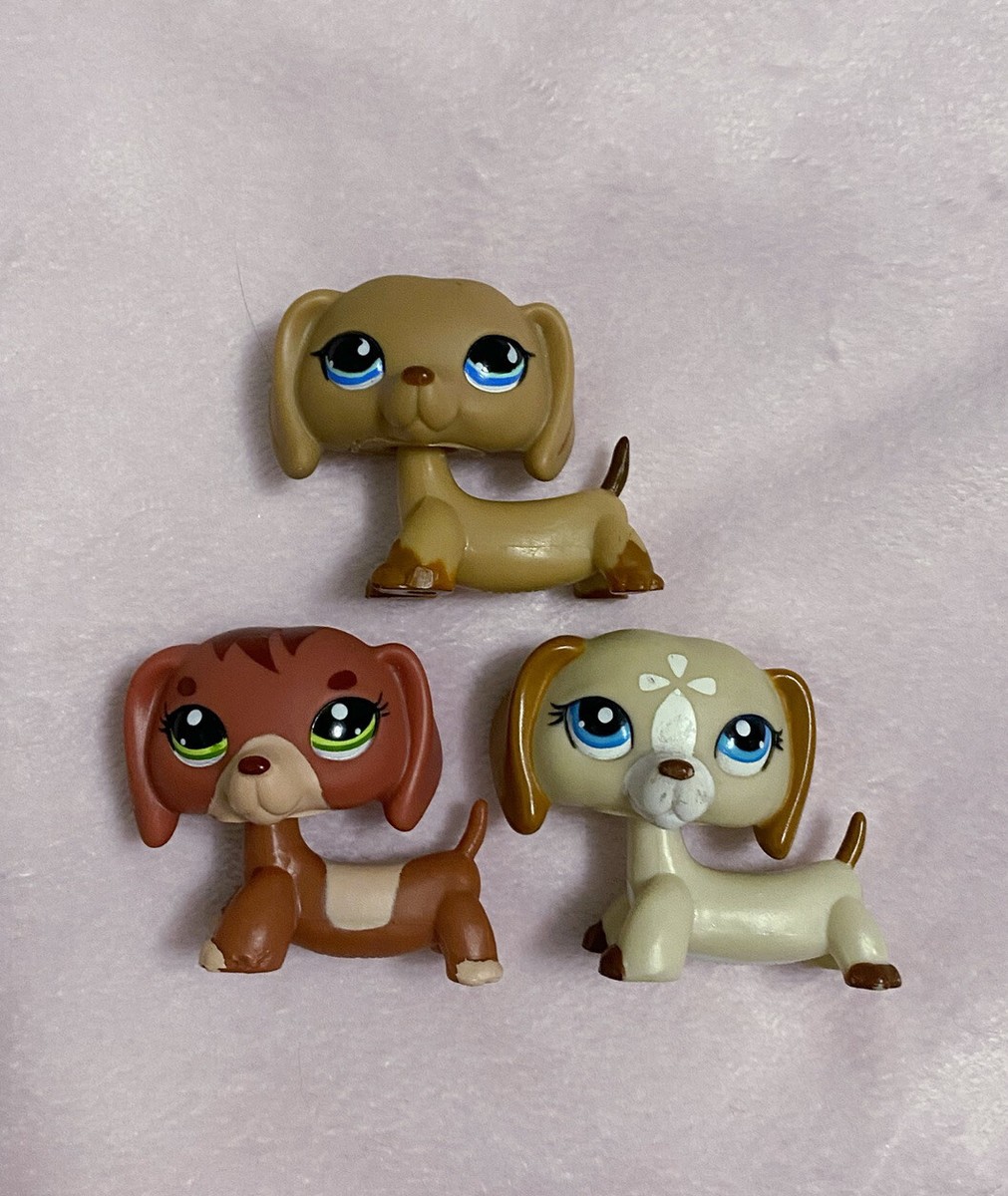LPS #1491 LITTLEST PETSHOP ORIGINAL AUTHENTIQUE CHIEN TECKEL DOG TECKEL HASBRO