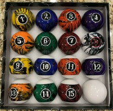 Swirl Marble Pool Ball Custom Threaded Screw On Gear Shift Knob Car Truck Jeep