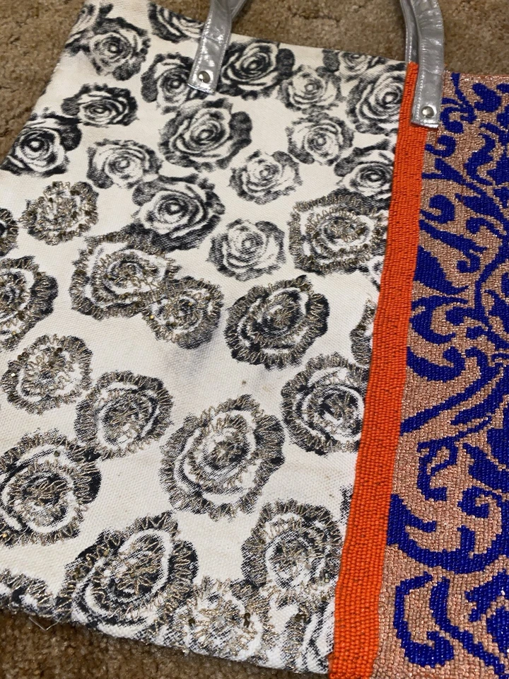 Bolso de Hombro Anthropologie JASPER AND JEERA Floral con Cuentas (Leer) Foto 4 de 4