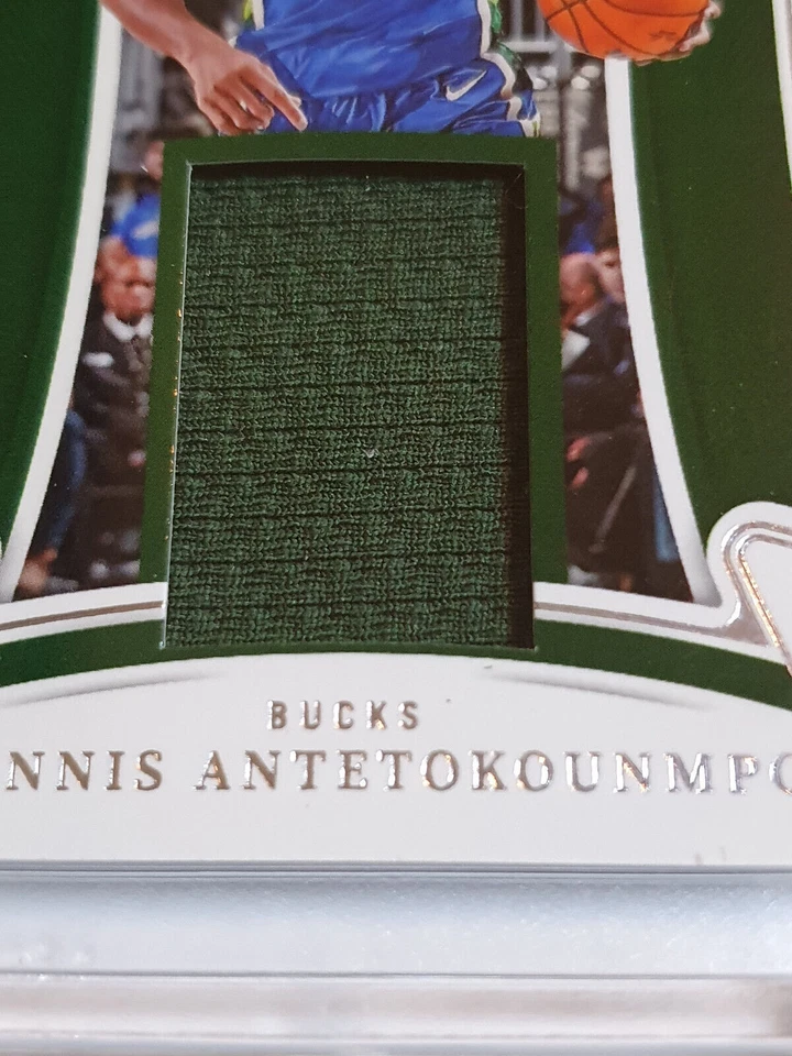 Camiseta deportiva 2022 National Treasures Giannis Antetokounmpo #parche/99 usada en juegos grandes Foto 2 de 4