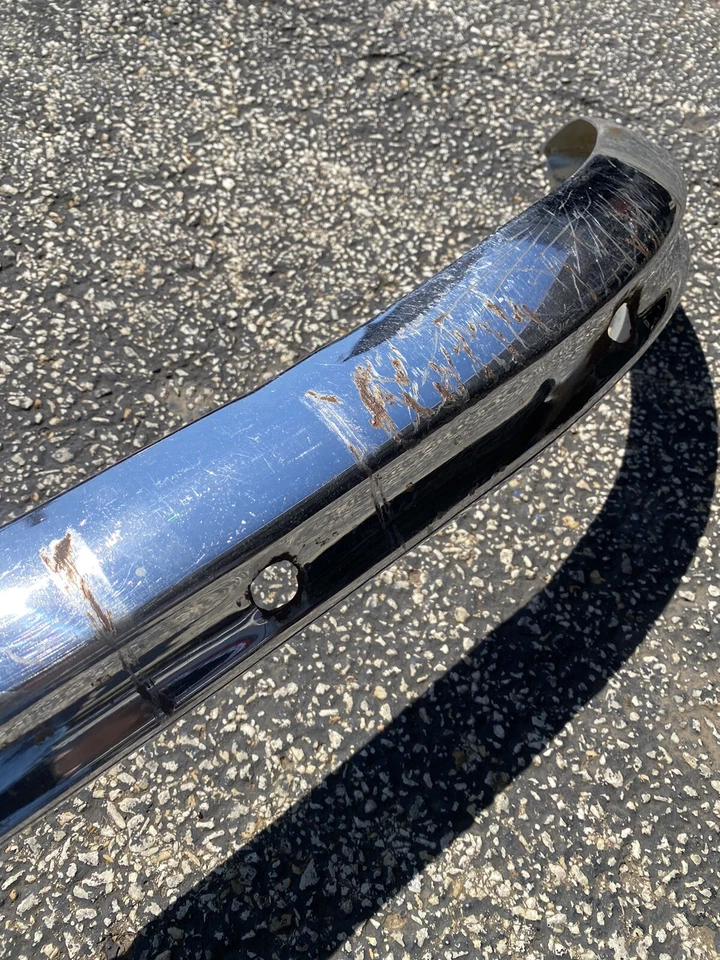 PARAGOLPES TRASERO ORIGINAL AUSTIN HEALEY 100/6?100/4?CROMO,BN4?7?BJ8?3000?56-68?OEM! Foto 2 de 4