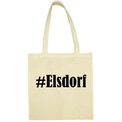Tasche Beutel Baumwolltasche #Elsdorf Hashtag Einkaufstasche Schulbeutel Turnbeu